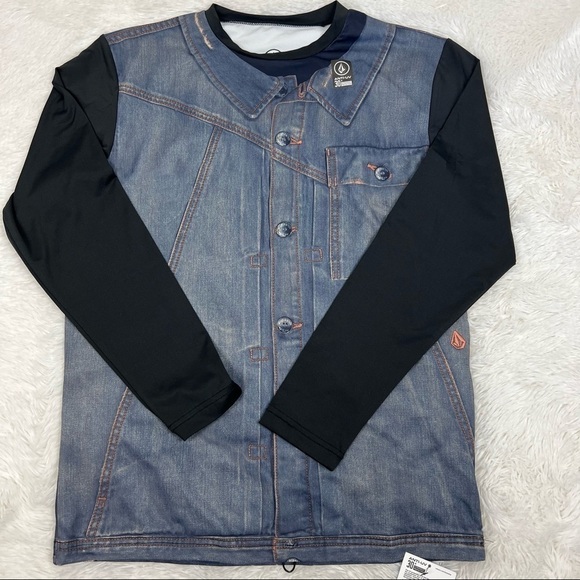 Volcolm Long Sleeve Rash Guard Size Small - Picture 6 of 8